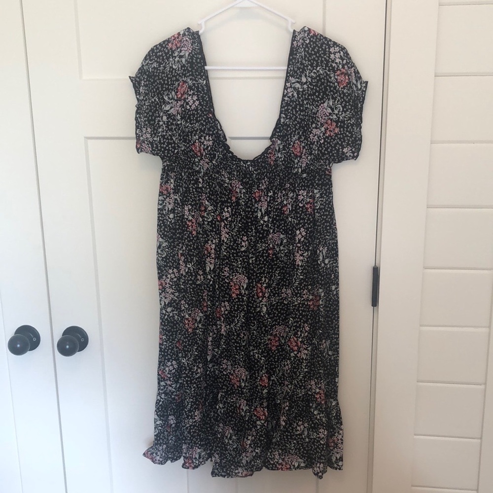 Free People floral smocked dress